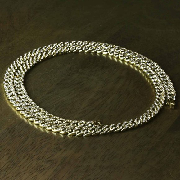 14k Gold 8mm 30" Cuban Chain - Picture 3 of 6